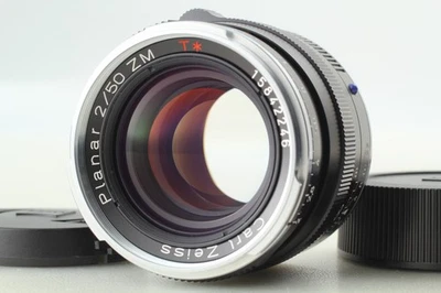 [ Unused ] Carl Zeiss Planar T* 50mm f/2 ZM Black Lens for Leica M From JAPAN - Image 1 of 4