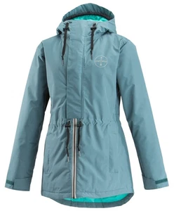 Airblaster Stay Wild Parka Snowboard Jacket, Women's Large, North Atlantic Blue - Picture 1 of 1
