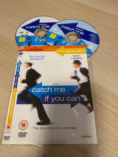 Catch Me If You Can (DVD, 2003)  2 Disc NO CASE - Image 1 of 1
