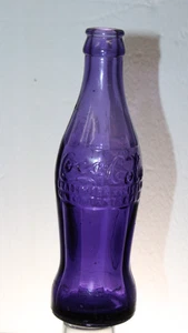 TIFTON GA COCA COLA NOV 16 1915 BOTTLE AMETHYST PURPLE - Picture 1 of 13