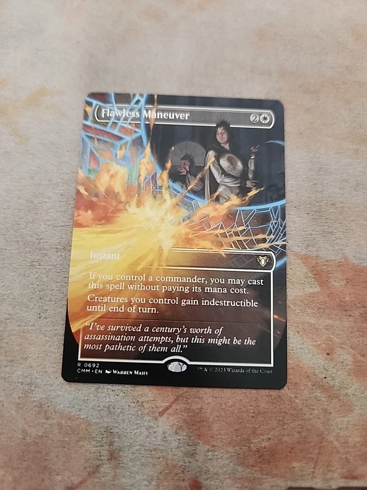 Flawless Maneuver Borderless Commander Masters MTG NM - Image 1 of 1