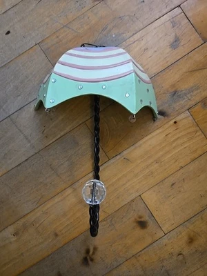 Винтажный керамический и кованое железо зонт пальто подвесной настенный крюк - Изображение 1 из 2