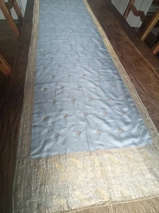 Vintage Indian Gold Embroidered Scarf - Picture 1 of 4