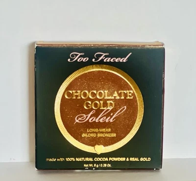 Too Faced CHOCOLATE GOLD Soleil LONGWEAR GILDED BRONZER Luminous 8g - Bild 1 von 3