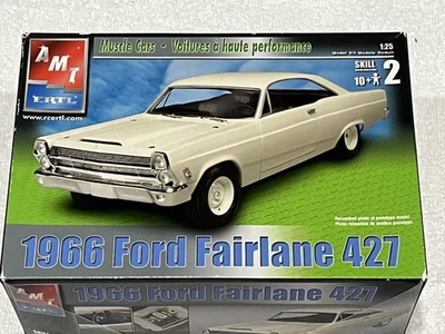 AMT Ertl 31934 1/25 Scale 1966 Ford Fairlane 427 Plastic Model Kit READ Open box - Image 1 of 4