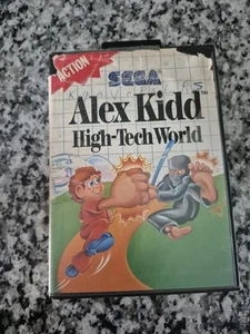Alex Kidd High-Tech World Sega Master System Video Game 1989 Vintage  - Picture 1 of 5