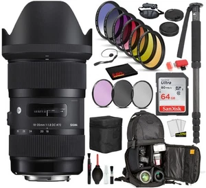 Sigma 18-35mm f/1.8 DC HSM Art Lens for Canon EF with Bundle - Picture 1 of 2