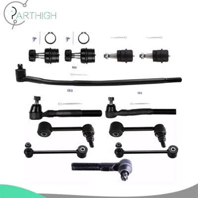 Barra estabilizadora de extremo de varilla de amarre de rótula delantera 12x para Jeep WRANGLER 2007-2017 todos los modelos Foto 1 de 4