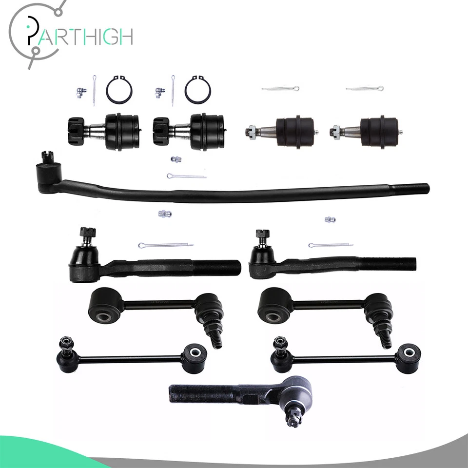 12 передних стабилизаторов подвески шаровых шарниров для всех моделей Jeep WRANGLER 2007-2017 годов выпуска - Изображение 1 из 4