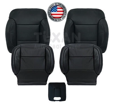 2014 - 2019 GMC Sierra Yukon Yukon XL Black Perforated Replacement Seat Cover - Image 1 of 4