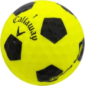 12 Callaway Chrome Soft Truvis Yellow/Black AAA/Good Quality Used Golf Balls - Picture 1 of 8