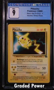 Promo Pikachu Black Star Promo CGC 9 (9067) #4 Pokemon - Picture 1 of 1