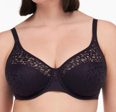 Chantelle 34DD Norah Comfort Underwire Balconette Bra NWOT 13F1 Ink - Image 1 of 4