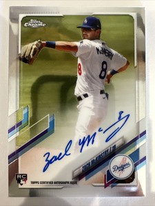2021 Topps Chrome - Rookie Autographs #RA-ZM Zach McKinstry (AU, RC)