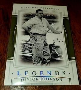 2020 National Treasures Legends Holo Silver #80 Junior Johnson 07/15 - Picture 1 of 5