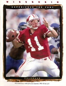 1995-9-2 College Football Program- Wisconsin Badgers Vs Colorado Buffaloes - Picture 1 of 1
