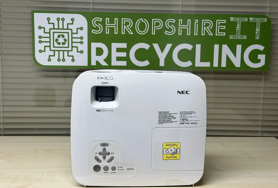 NEC NP310G DLP Digital Projector - 2940 Lamp hours Used 27% Lamp Life Remaining - Image 1 of 4