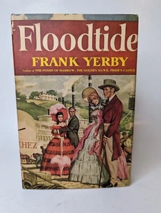 VINTAGE FLOODTIDE FRANK YERBY 1950 BOOK CLUB EDITION HARD COVER DUST JACKET - Picture 1 of 5