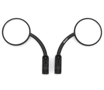 Juego de 2 espejos retrovisores universales negros de 3" - potencia de 3 1/2" - barras Yamaha de 7/8" Foto 1 de 2