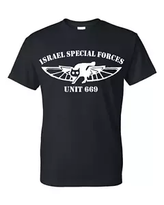 669 Unidad de Brigada de Fuerzas Especiales Unidad de Defensa de Israel Ejército Camisa Unisex - Imagen 1 de 2