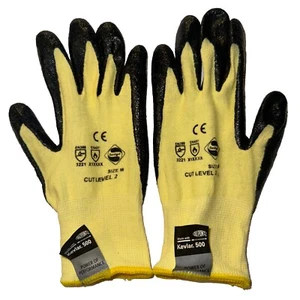 G-Tek KEV 15 Gauge DuPont™ Kevlar Cut Resistant Gloves With Nitrile Coating 1 PR - Picture 1 of 8