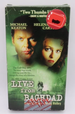 LIVE FROM BAGHDAD VHS VIDEO MOVIE, MICHAEL KEATON, HELENA BONHAM CARTER - Image 1 of 2