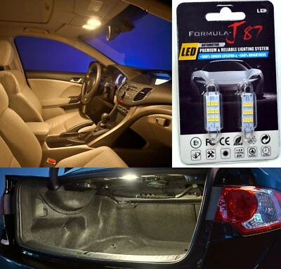 LED Light Canbus Error Free 567 1.2W Warm White Two Bulbs Interior Dome Replace - Изображение 1 из 4