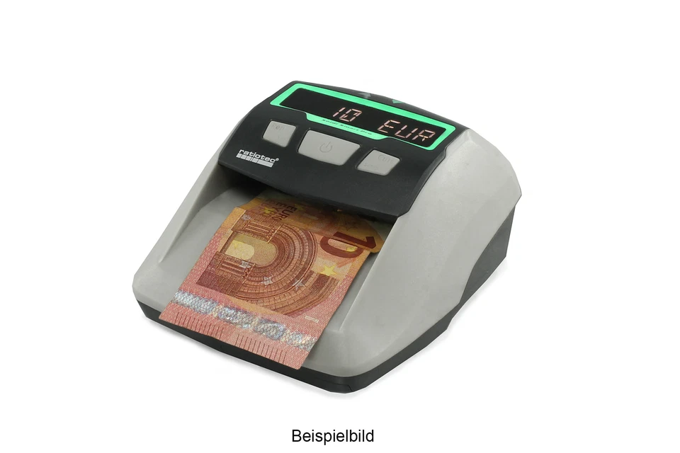 Ratiotec Soldi Smart Pro | Automatisches Banknotenprüfgerät | EUR | GPB | CHF  - Bild 1 von 3