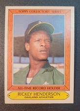 1985 Topps All-Time Record Holders #17 Rickey Henderson
