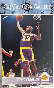 Cedric Ceballos 1994-95 Hoops #338 Los Angeles Lakers - Picture 1 of 2
