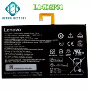 L14D2P31 Battery for Lenovo TAB2 A10-30 A10-70 A10-70L TB-X103F TB-X704N New - Picture 1 of 6