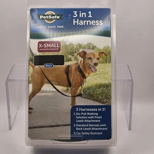 PetSafe 3-in-1 Harness X-Small Black - Picture 1 of 6