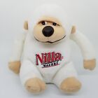 Nilla Wafers White Gorilla Monkey Ape Plush Advertising Bean Bag Toy 6&quot; Nabisco