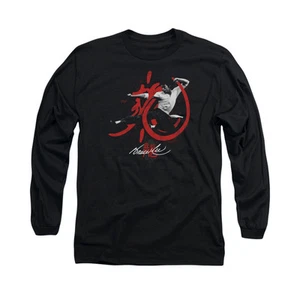 BRUCE LEE HIGH FLYING Licensed Adult Men's Long Sleeve Graphic Tee Shirt SM-3XL - Picture 1 of 2