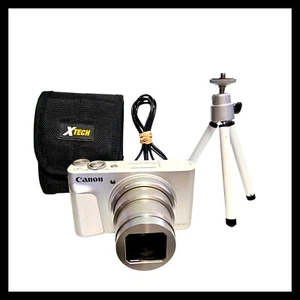 Canon PowerShot SX730 HS 20.3MP Digital Camera White Charger SD Card Tripod Case - Picture 1 of 14