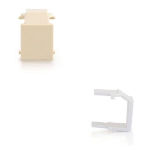 Módulo de inserción de piedra angular en blanco a presión - elección de color - C2G - Imagen 1 de 12