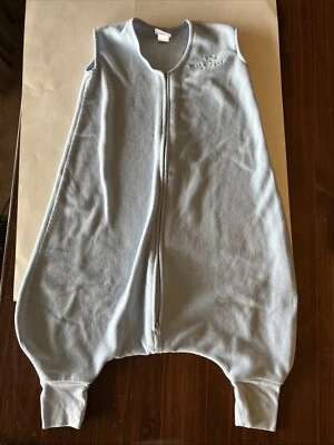 Halo Sleep Sack Wearable Blanket Blue Soft Knit  Early Walker L/12-18m Back Best - Image 1 of 4