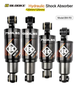 Amortiguadores delanteros traseros hidráulicos para bicicleta MTB 120 125 MM bicicleta MBT bicicleta scooter - Imagen 1 de 26