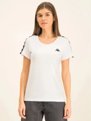 Camiseta gráfica con logotipo KAPPA para mujer talla Camiseta M Crema Manga Corta Logo Y2k Vintage Foto 1 de 4