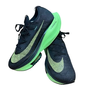 Nike Air Zoom X Alphafly Next% Flyknit Negro Verde Lima Zapatos para Correr Talla 11 - Imagen 1 de 15