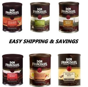 Don Francisco's 12 oz. Ground Coffee Many Delicious optionen 1 Per Order Save
