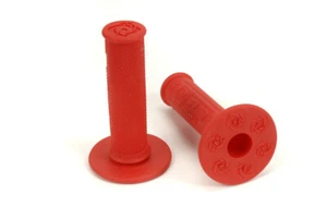TORC1 RACING HOT LAP DIAMOND MX GRIPS RED - Motocross Grips inc FREE Grip Glue - Imagen 1 de 1
