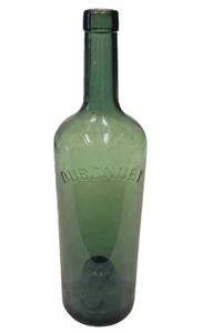 Vintage 1930s Dubonnet Embossed Wine Bottle - Picture 1 of 6