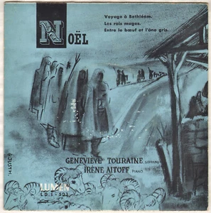 GENEVIEVE TOURAINE / IRENE AITOFF "NOËL" EP LUMEN 503 - Picture 1 of 4