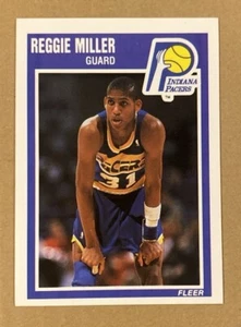 1989-90 Fleer #65 Reggie Miller Indiana Pacers - Bild 1 von 2