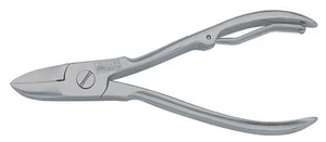 Fuß-Nagelzange 12cm Edelstahl ROSTFREI Klappfeder ERBE SOLINGEN Becker-Manicure - Picture 1 of 4