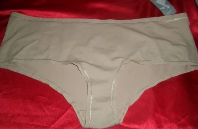 Apartes glattes Nylon Höschen Nylonslip XXL camel Schlüpfer Panty Slip  (M185) - Bild 1 von 4
