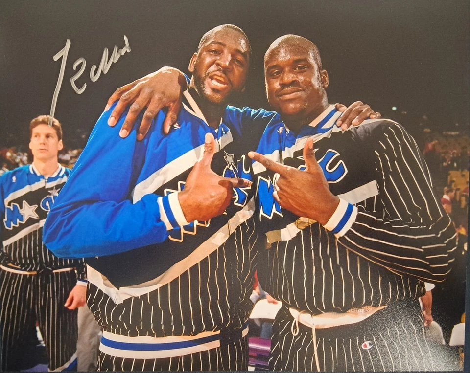 Wayne Tree Rollins Orlando Magic Signed 8x10 Pic Autograph Photo Shaq O'Neal - Image 1 of 1