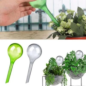 10Pcs Automatic Plant Water Feeder Self-Watering Bulbs Drip Irrigation Garden - Picture 1 of 13