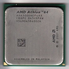 AMD ATHLON 64 3000+ 2.0GHZ 800FSB 512K CACHE SOCKET 754 (TRAY) - NEW!